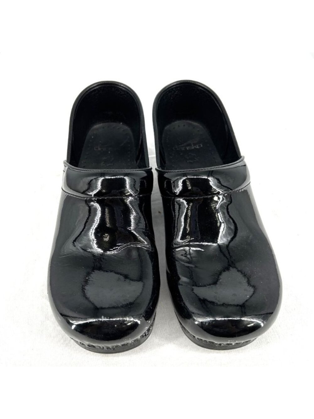 Dansko XP 2.0 Women’s Black Patent Leather Clogs Sz 40 US 9 Platform Loafers